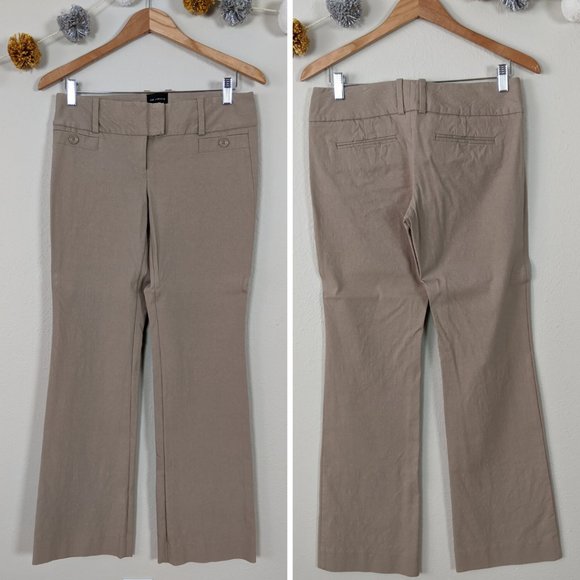 The Limited Drew Fit Khaki Trousers Size 6 - Picture 1 of 8